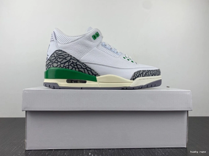Rep Husky Lucky CK9246-136 Jordan (W) Retro Green 3 0718